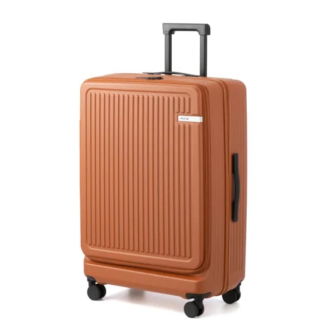 【ACE BAGS＆LUGGAGE】30吋 JOLLY2 前開式可擴充直紋大容量行李箱(多色可選05028)