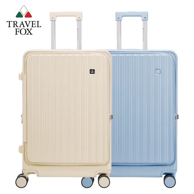 【TRAVEL FOX 旅狐】28吋爵士旅人上掀式前開拉鍊行李箱