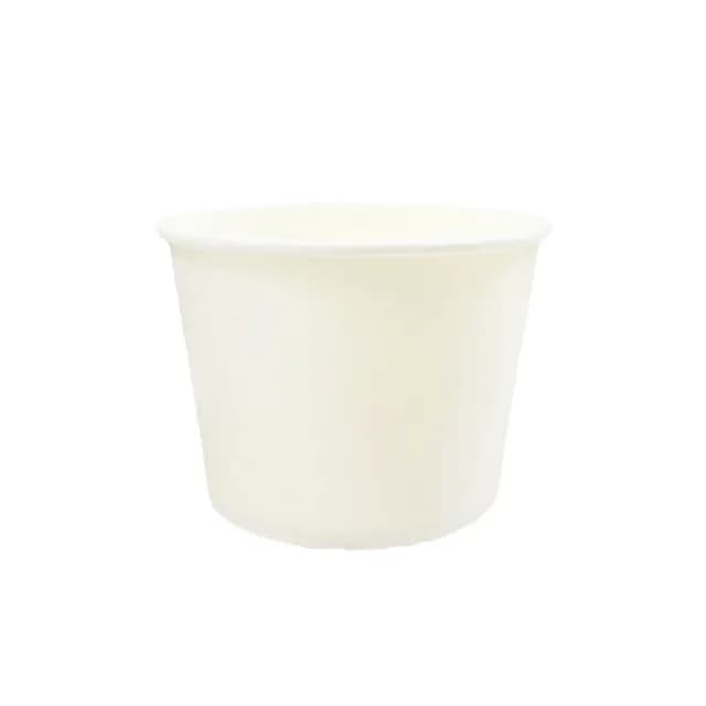 【CLEAN 克林】1000cc環保無塑圓形餐盒 50組(可微波 扁碗 紙碗 植纖碗 免洗餐具 紙餐盒 保鮮盒)