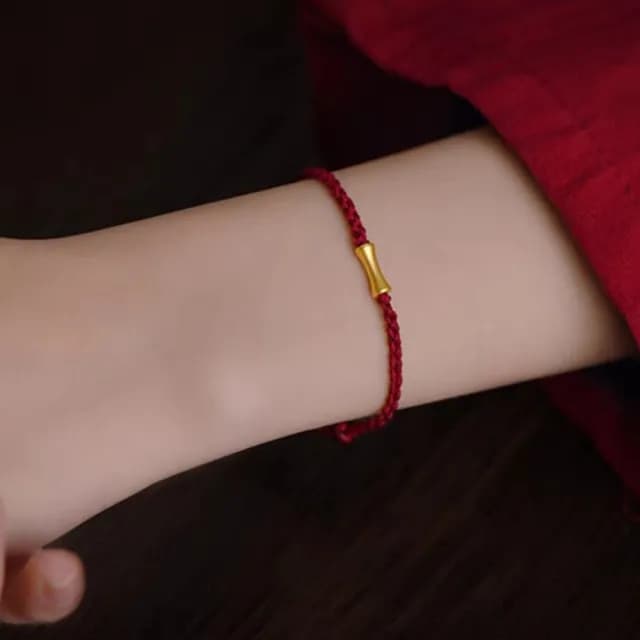 【Penny珮妮】999黃金 節節高升可調節 手繩手鍊3色可選(母親節 交換禮物  生日禮 情人節 尾牙 新年 結婚)