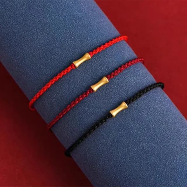 【Penny珮妮】999黃金 節節高升可調節 手繩手鍊3色可選(母親節 交換禮物  生日禮 情人節 尾牙 新年 結婚)