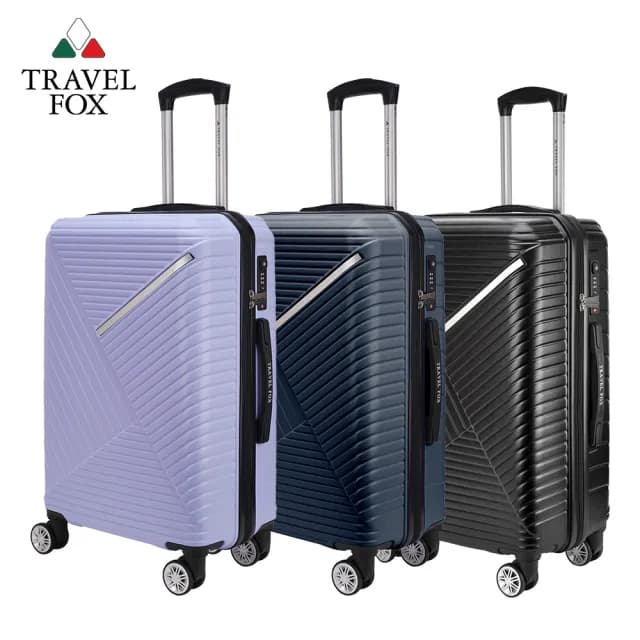 【TRAVEL FOX 旅狐】24/25吋 海關鎖拉鍊行李箱多款任選均一價
