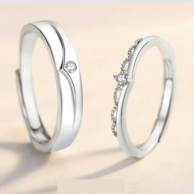 【巴黎精品】現貨+預購 頂級925純銀戒指婚戒女鑽戒開口戒情侶對戒尾戒情人節禮物(騎士公主男女飾品a1li47)