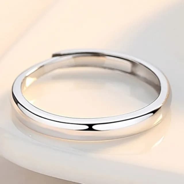 【巴黎精品】現貨+預購 頂級925純銀戒指婚戒女鑽戒開口戒子情侶對戒尾戒情人節禮物(簡約手飾男女飾品a1li8)