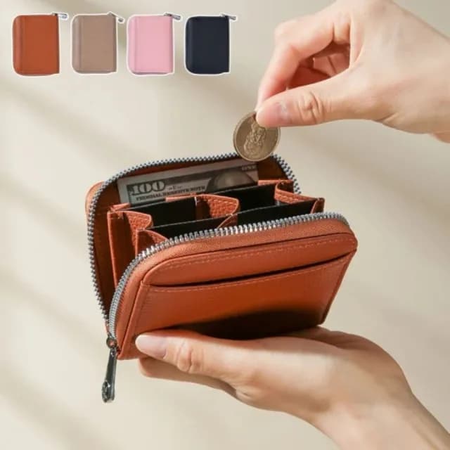 【享屋】日幣錢包-PU皮革 無硬幣圖款(皮包分隔錢包 RFID 防盜刷卡包 日幣零錢包 皮夾 零錢包)