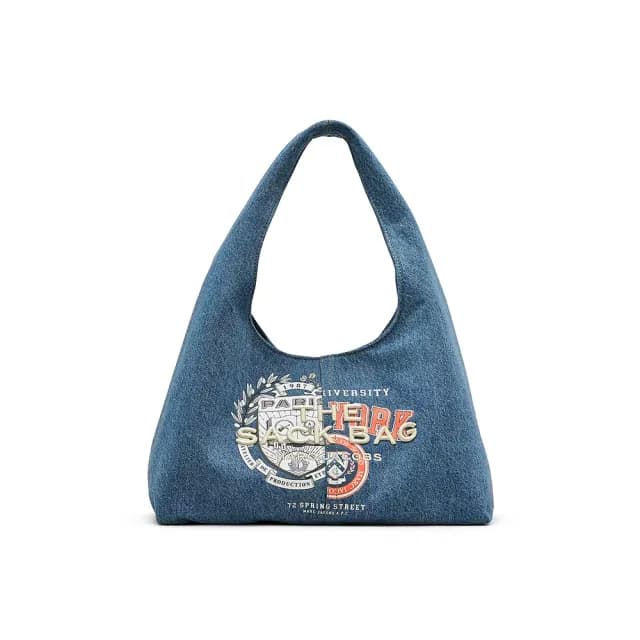 【MARC JACOBS】官方直送 THE SACK A.P.C聯名款大型丹寧手袋