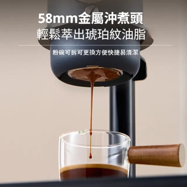 【Starseeker】Super58 便攜式咖啡機 半自動義式咖啡機 58mm粉碗 可調節壓力 預浸泡模式