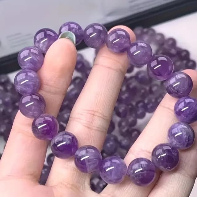 【輕奢手串】天然紫水晶開運手鍊(職場 思緒 邏輯 手鍊 手環 飾品 生日 交換禮物 送禮)