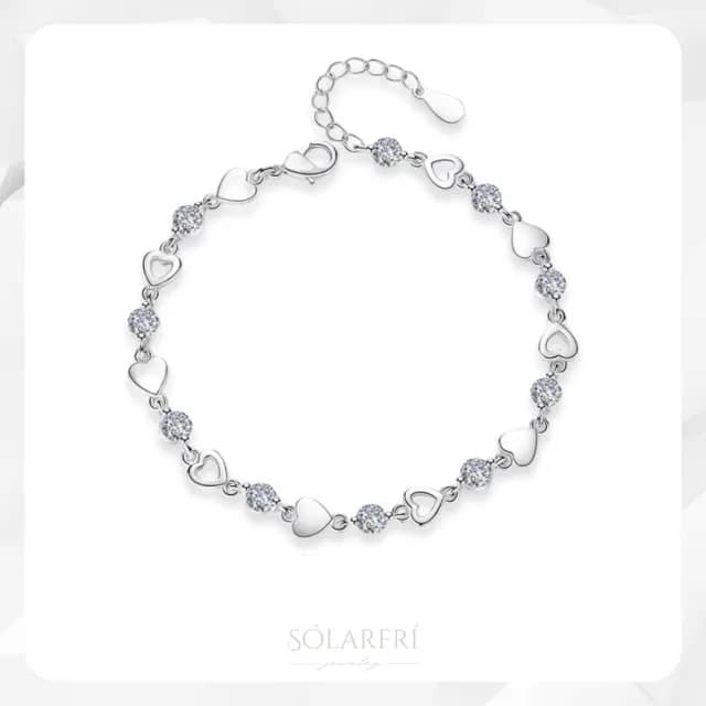 【SOLARFRi】SOLARFRi輕奢晶耀手鏈｜可調整項鏈大小 附品牌禮盒包裝(閨蜜生日情人女友母親老婆聖誕禮物)