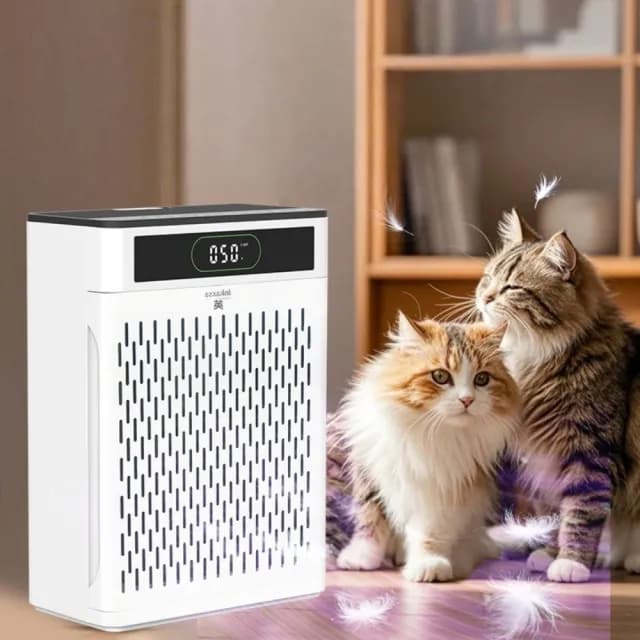【寵享家】全自動吸貓毛神器 空氣清淨機 吸附狗毛 貓咪浮毛吸附器 寵物除臭機 空氣淨化器(適用面積50平方)