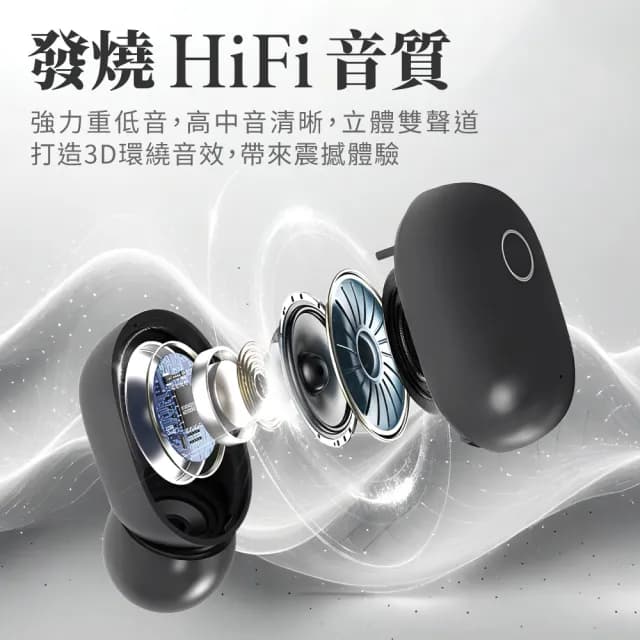 【聆翔】黑曜石6.0無線耳機 K150