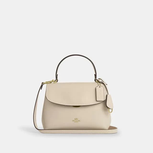 【COACH】蔻馳官方直營 EMORY 頂部手提把手袋-兩色任選(CCE54)