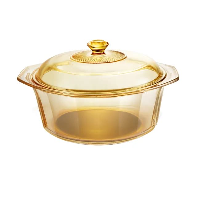 【CorelleBrands 康寧餐具】4.1L晶磁透明鍋IH爐可用