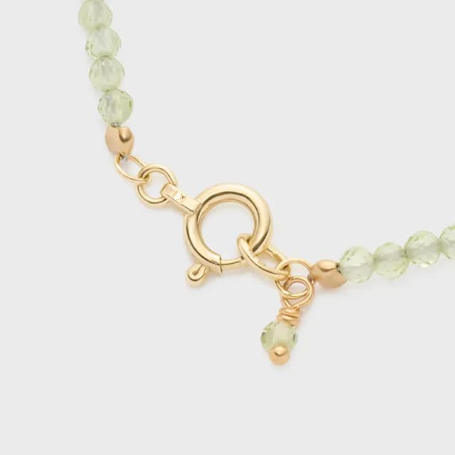 【agete】NOJESS 10K橄欖石手鍊