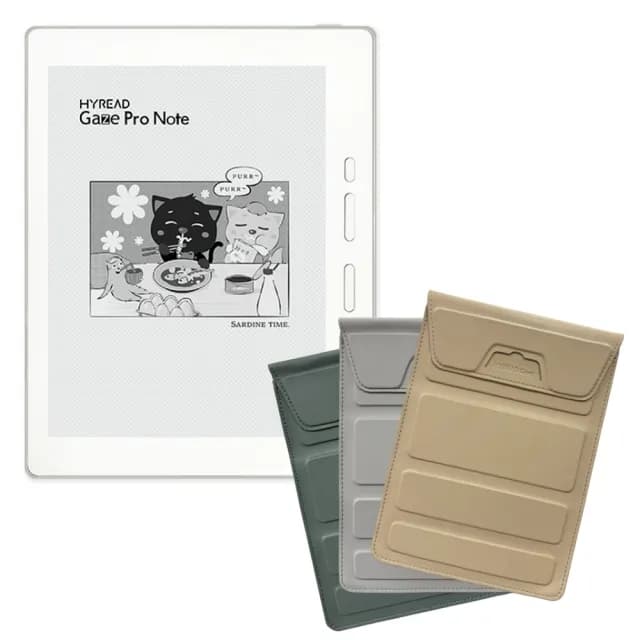 【HyRead】Gaze Pro Note 7.8吋電子紙閱讀器 磁吸捲折殼套組