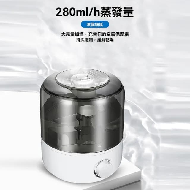 【Loha 樂活家】超聲波加濕器(大霧量 水氧機 水霧機 噴霧機 桌上型加濕器 大容量霧化器)