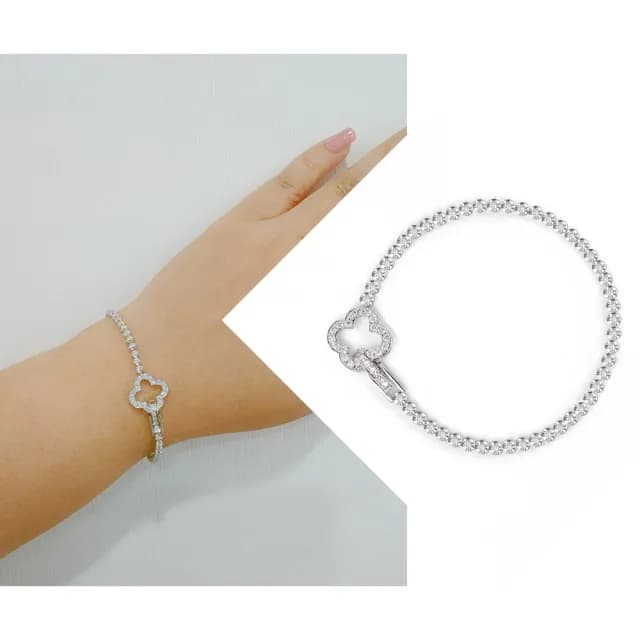 【CTJ】歡慶雙11!現貨!1克拉 9K金 幸福 天然鑽 真鑽 鑽石手鍊(鑽石閃耀時刻 只為摯愛的妳)