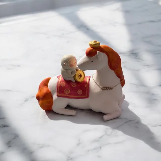 【TALES 神話言】2026馬上封侯-聚寶盆(文創 藝術 禮品 聖誕 新年 送禮)