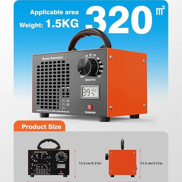 【Felsted 菲仕德】臭氧消毒機 60g臭氧發生器 空氣清淨機(家用除甲醛 高效淨化空氣 祛異味 室內除塵)