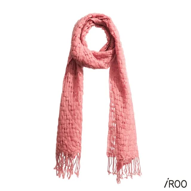 【iROO】針織羊毛圍巾