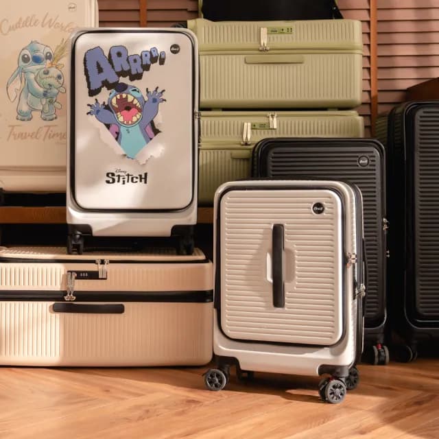 【DoriSuitcase】PRO系列 20吋前開式行李箱/登機箱/胖胖箱 極o能裝 迪士尼 朵莉絲Doris(多色任選)