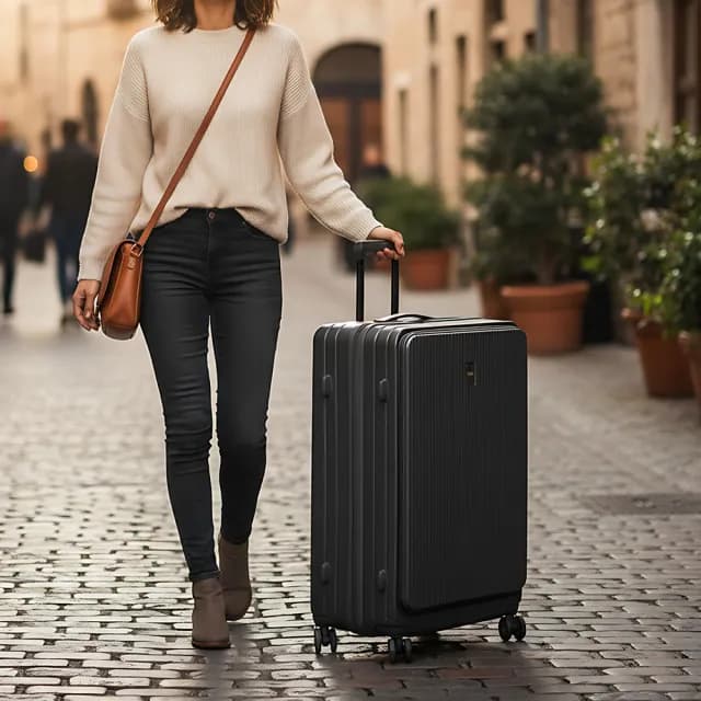 GTG旅快箱 29吋行李箱 多功能1:9 上掀式行李箱 G30 杯架款防爆拉鍊可擴充旅行箱(上開式/行李箱29吋/旅行箱)