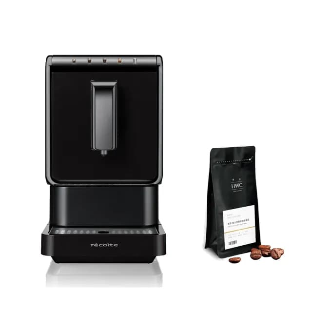 【recolte 麗克特】Espresso 全自動義式咖啡機(REC-1)＋【HWC 黑沃咖啡】職人特選烘焙咖啡豆６包