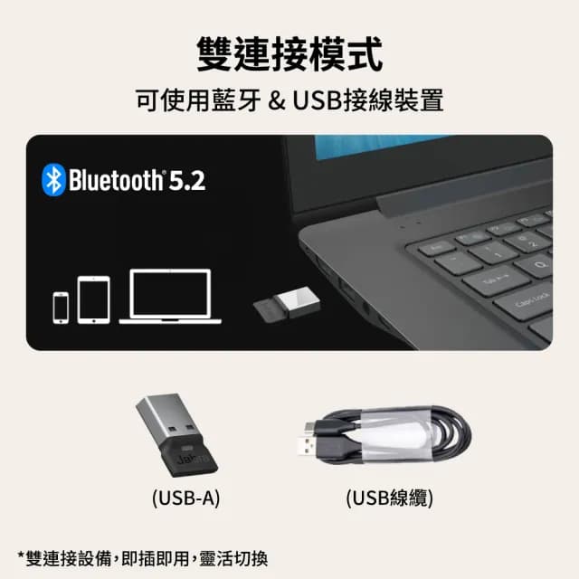 【Jabra】官方直營 Evolve 65 TE 雙連接無線耳機