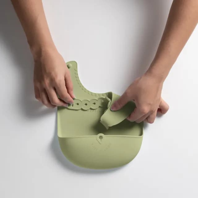 【Miniware官方直營】矽膠圍兜單入(兒童學習矽膠餐具)