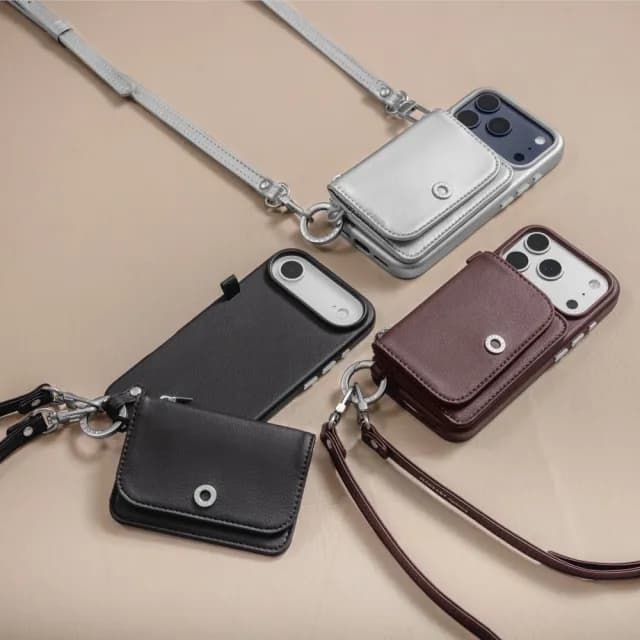 【MAGEASY】iPhone 17 Pouch M 錢包磁吸掛繩手機殼(iPhone Air/Pro/Pro Max)