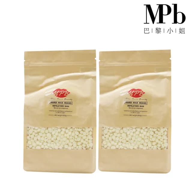 【MPB巴黎小姐】牛奶身體蠟豆500gx2入(除毛膏 蜜蠟 私密處 鬍鬚 熱蠟 電動刀儀 孕婦 雷射 母親節禮物)