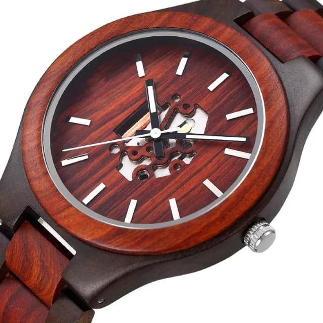 【MoonDy】雙11 石英錶 手錶 指針手錶 原木腕錶 男生手錶 檀木手錶 木錶 復古原木錶 腕錶 木質腕錶 木頭錶