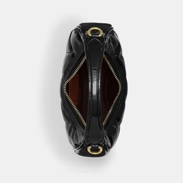 【COACH】蔻馳官方直營 CARMEN 絎縫迷你斜背手袋 斜背包 側背包 斜挎包-3色任選(CCE59/CCE63)