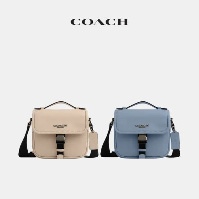 【COACH】蔻馳官方直營 RACER斜背手袋 斜背包 側背包 斜挎包-2色任選(CCV99)