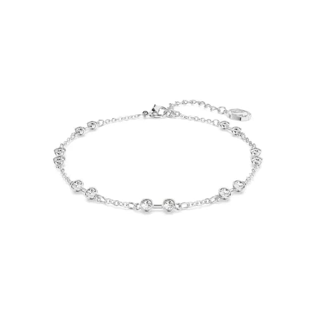 【SWAROVSKI 施華洛世奇】Remix/Bella V/Dextera 手鏈/耳環 圓形 鍍玫瑰金色/鍍白金色(4款任選_情人節禮物)