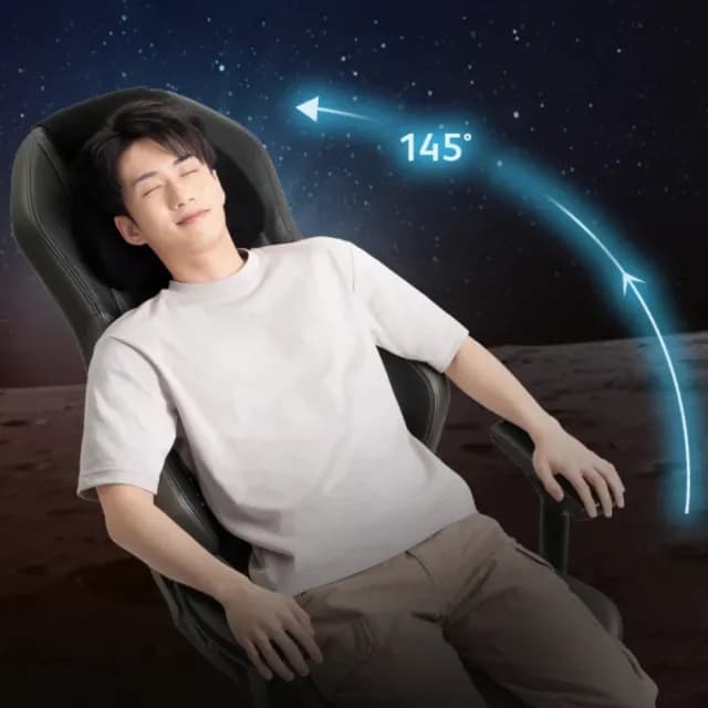【OSIM】電競天王椅V 黑色 OS-8215(按摩椅/電腦椅/辦公椅/電競椅/人體工學椅)