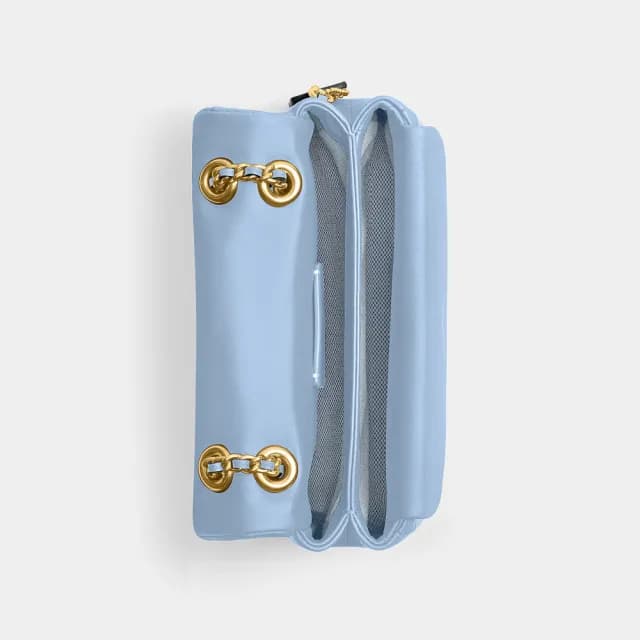 【COACH】蔻馳官方直營 TABBY 20 絎縫單肩手袋-B4/藍鈴花色(CP149)