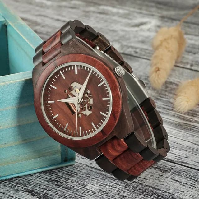 【LEEHER】雙11 木質腕錶/木頭錶/石英錶/手錶/檀木手錶/木錶/指針手錶/復古原木錶/腕錶/原木腕錶/男生手錶/