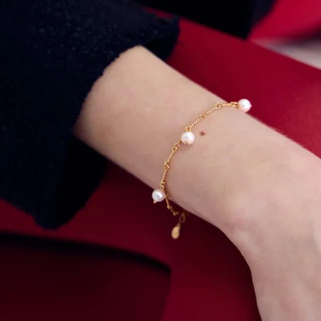 【Lapela】繩索上的精靈手鍊/金