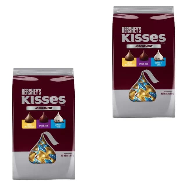 【Hersheys 好時】Kisses 綜合巧克力x2包(900公克)