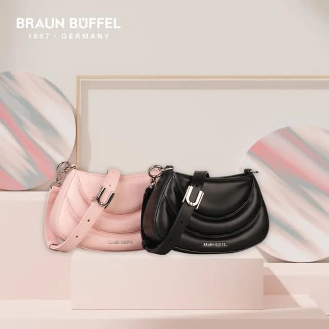 【BRAUN BUFFEL 德國小金牛】專櫃頂級頭層真皮牛皮-質感多卡窗格男夾長夾短夾男包女包皮帶配件(多款任選)
