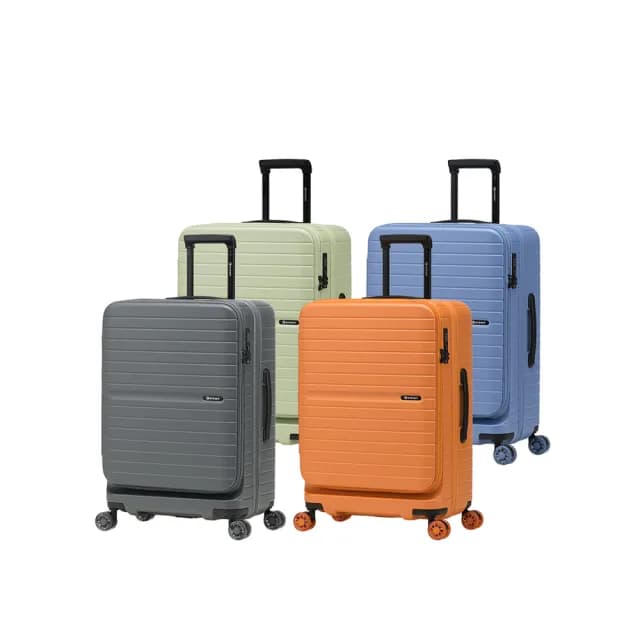 【eminent 萬國通路】官方旗艦館 - 24吋 UNIVO 上掀式溜冰輪防爆拉鍊箱 KK98(共四色)