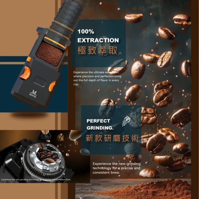 【Mdovia】LASZU V5 全自動義式咖啡機 專業一鍵奶泡・拿鐵・卡布奇諾機(贈 夜燈吸塵器 顏色隨機)