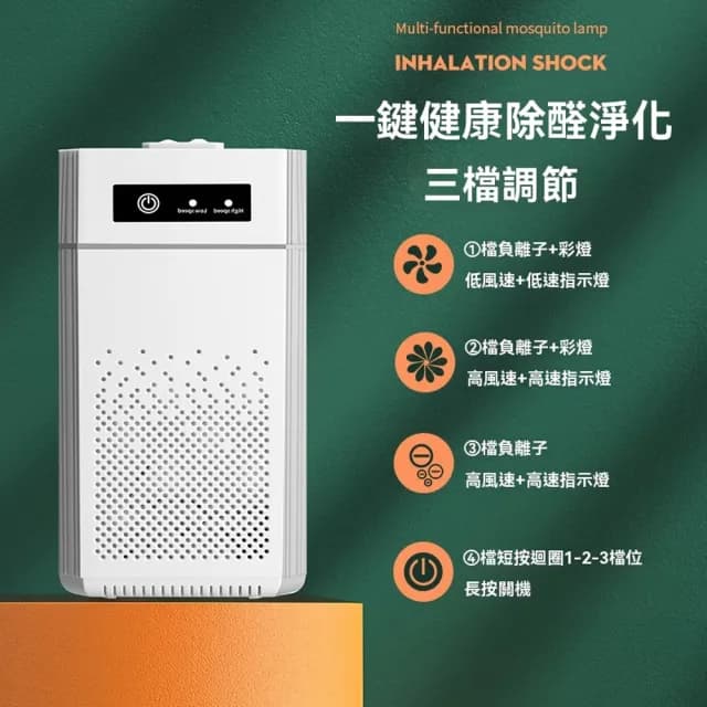 【小山THL】空氣清淨機 適用50-120坪 空氣淨化器 淨化器 清淨機(除甲醛灰塵/辦公室靜音/負離子殺菌/除臭味)