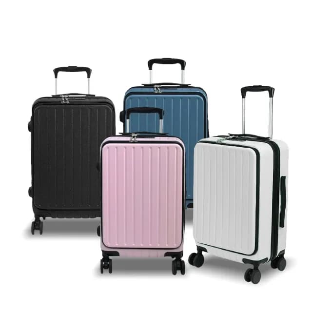 【American Explorer】快倉 20吋 前開行李箱 速達 TSA海關鎖 靜音輪 前開式 CF22 旅行箱 登機箱