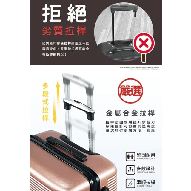 【American Explorer】20吋 輕量 大容量 雙排靜音輪 霧面登機箱 AZ3 行李箱 旅行箱