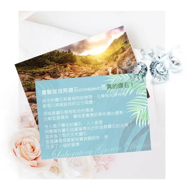 【Alesai 艾尼希亞鑽石】1克拉 DVVS1 六爪鑽石項鍊 培育鑽石(3EX 車工)