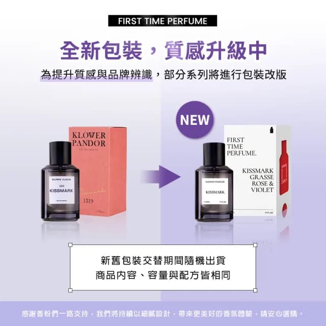 【KLOWER PANDOR】KP記憶香氛 FIRST TIME香水系列50ml-2入組(多款任選)