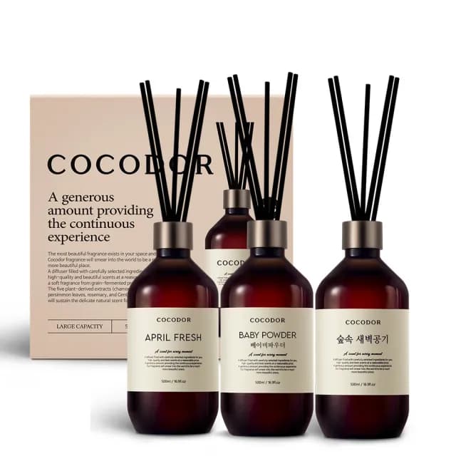 【COCODOR】大容量 Premium格調系列 擴香3入禮盒組(500mlx3/官方直營/禮盒/送禮)