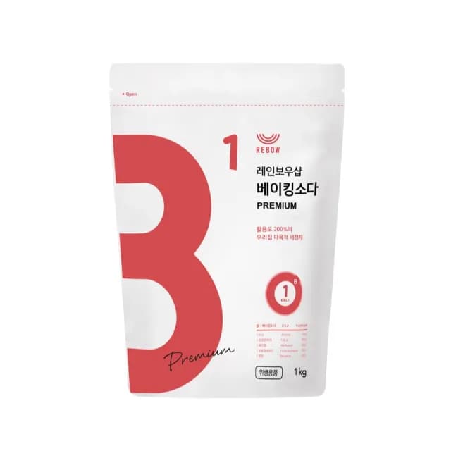 【THE LOEL】優質小蘇打粉-袋裝 1kg(適用水果蔬菜及餐具用品清潔)